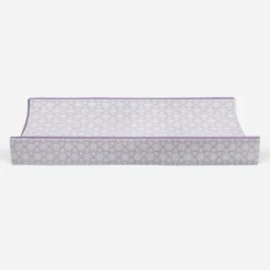 Bacati - Floral Quilted Muslin Changing Pad Cover Lilac -Baby Trend Store GUEST 008bd519 6b39 41fe a700 9c261c880178