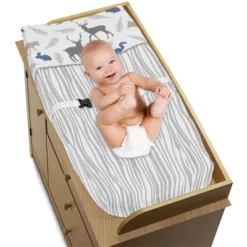 Sweet Jojo Designs Changing Pad Cover - Woodland Animals -Baby Trend Store GUEST 0571ec87 f039 413a a723 750e7a09b34f