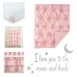 Willow 5-Piece Crib Bedding Set - Pink - Levtex Baby -Baby Trend Store GUEST 0798fefd baa8 44b7 8ad8 e9d9e7964c56