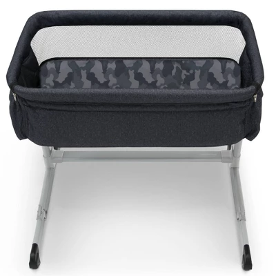 BabyGap By Delta Children Whisper Bedside Bassinet Sleeper With Breathable Mesh And Adjustable Heights - Made With Sustainable Materials 4 BabyGap By Delta Children Whisper Bedside Bassinet Sleeper With Breathable Mesh And Adjustable Heights - Made With Sustainable Materials - Image 4