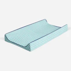 Bacati - Liam Aqua Triangles Quilted Muslin Changing Pad Cover 13 Bacati - Liam Aqua Triangles Quilted Muslin Changing Pad Cover -Baby Trend Store GUEST 09f21f10 dfd3 477d 9d90 7b2df908888f