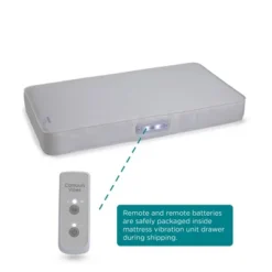 Contours Vibes 2-Stage Soothing Vibrations Crib Mattress And Toddler Mattress - White -Baby Trend Store GUEST 0c328b99 bec1 4511 a91b fb8a1e48ed70