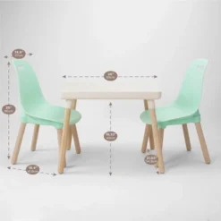 3pc Kid Century Modern Table And Chair Set - B. Spaces -Baby Trend Store GUEST 0df3abb7 c759 4026 9474 12453ec301fe
