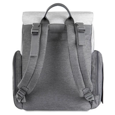 Eddie Bauer Cascade Backpack DIaper Bag - Gray/Pink 6 Eddie Bauer Cascade Backpack DIaper Bag - Gray/Pink - Image 6