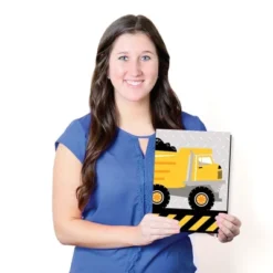 Big Dot Of Happiness Dig It - Construction Party Zone - Baby Boy Nursery Wall Art And Kids Room Decor - 7.5 X 10 Inches - Set Of 3 Prints -Baby Trend Store GUEST 118c4cbf bf83 4f29 8157 55d244e20ab2