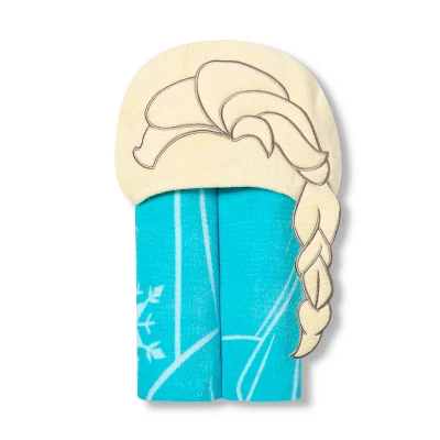 Frozen Elsa Hooded Bath Towel Blue 1 Frozen Elsa Hooded Bath Towel Blue