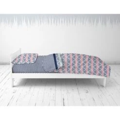 Bacati - Emma Coral/Mint/Navy Triangles Muslin 4 Pc Toddler Bedding Set 9 Bacati - Emma Coral/Mint/Navy Triangles Muslin 4 Pc Toddler Bedding Set -Baby Trend Store GUEST 1677fc25 5971 4512 8cde 9904644dfa55