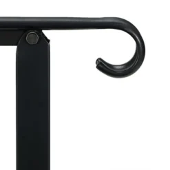 JOMEED UP040 1, 2, Or 3 Step Wrought Iron Transitional Entrance Handrail With Hardware For Outdoor Spaces, Walkways, Patios, And More, Black -Baby Trend Store GUEST 190efbd2 9369 4208 b983 2ad486d9f1ec