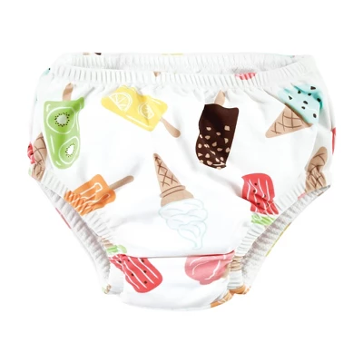 Hudson Baby Infant Girl Swim Diapers, Ice Cream 2 Hudson Baby Infant Girl Swim Diapers, Ice Cream - Image 2