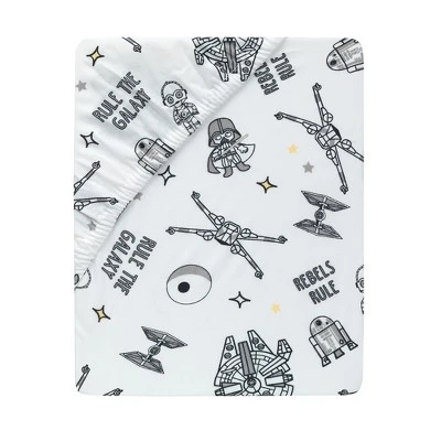 Lambs & Ivy Star Wars Signature Rebels Rule Cotton Fitted Crib/Toddler Sheet 2 Lambs & Ivy Star Wars Signature Rebels Rule Cotton Fitted Crib/Toddler Sheet - Image 2