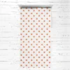Bacati - Stars Orange Muslin 3 Pc Toddler Bed Sheet Set 100 Percent Cotton