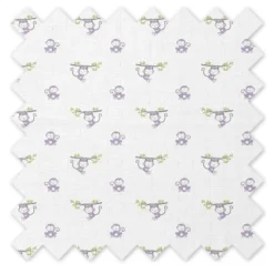 Bacati - Happy Monkeys Purple Muslin 100 Percent Cotton Universal Baby US Standard Crib Or Toddler Bed Fitted Sheet -Baby Trend Store GUEST 1d8a2253 046a 4b60 ad23 3d6719e1358a
