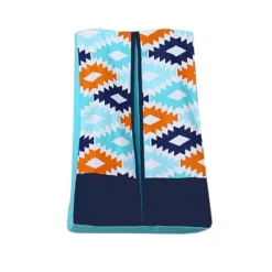 Bacati - Aztec Print Liam Aqua Orange Navy 4 Pc Crib Bedding Set With Diaper Caddy -Baby Trend Store GUEST 1e81dac7 1fc5 4a00 aa13 66b01160eb79
