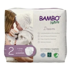 Bambo Nature Dream Disposable Diapers, Eco-Friendly, Size 2 9 Bambo Nature Dream Disposable Diapers, Eco-Friendly, Size 2 -Baby Trend Store GUEST 200dda84 a311 4337 a46b 63e91e1148ab