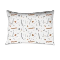 Bacati - Football Sports Brown Gray Muslin 3 Pc Toddler Bed Sheet Set -Baby Trend Store GUEST 2377c81a e039 4553 ab2f f4eca13041ab