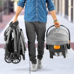 Chicco Mini Bravo Plus Travel System - Slate Gray -Baby Trend Store GUEST 254519ff ef22 42b6 a9f5 bf48da91296e