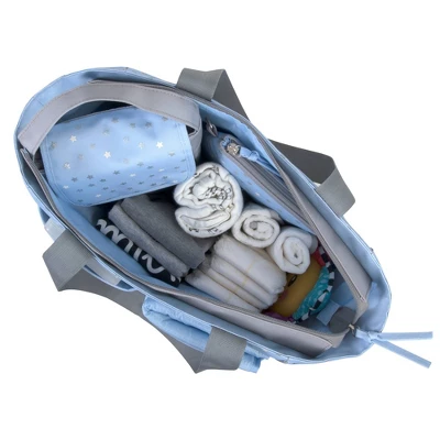 Baby Essentials Diaper Bag 5-in-1 - Blue 2 Baby Essentials Diaper Bag 5-in-1 - Blue - Image 2