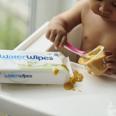 WaterWipes Plastic-Free Textured Unscented 99.9% Water Based Baby Wipes - (Select Count) 6 WaterWipes Plastic-Free Textured Unscented 99.9% Water Based Baby Wipes - (Select Count) - Image 6