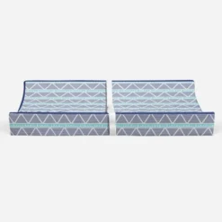 Bacati - Liam Aqua/Navy Large Triangles Quilted Muslin Changing Pad Cover 12 Bacati - Liam Aqua/Navy Large Triangles Quilted Muslin Changing Pad Cover -Baby Trend Store GUEST 29f3be1d e338 4bc0 b91d 20fd800375e6