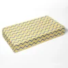 Bacati - Chevron Ikat Yellow Gray 100 Percent Cotton Universal Baby US Standard Crib Or Toddler Bed Fitted Sheet