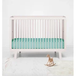 Bacati - Solid Mint Green 100 Percent Cotton Universal Baby US Standard Crib Or Toddler Bed Fitted Sheet 6 Bacati - Solid Mint Green 100 Percent Cotton Universal Baby US Standard Crib Or Toddler Bed Fitted Sheet -Baby Trend Store GUEST 2b300f64 7648 4aa4 aba8 677341e9ad97