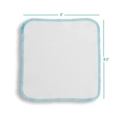 Thirsties | Organic Cotton Wipes Pack Of 6 - White, Wipes
