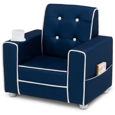 Delta Children Chelsea Kids' Upholstered Chair With Cup Holder 3 Delta Children Chelsea Kids' Upholstered Chair With Cup Holder - Image 3