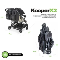Joovy KooperX2 Lightweight Compact Double Stroller With Trays -Baby Trend Store GUEST 38c62e88 39cd 4e56 92c9 4f9a6ff0060a