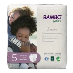 Bambo Nature Dream Baby Diapers - Eco-Friendly, Heavy Absorbency - Size 5, 27-40 Lbs -Baby Trend Store GUEST 4015e0f3 369c 4ac1 a069 8acf98bfd46a
