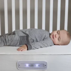 Contours Vibes 2-Stage Soothing Vibrations Crib Mattress And Toddler Mattress - White