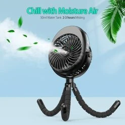Misting Stroller Fan