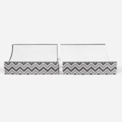 Bacati - MixNMatch Gray White Changing Pad Cover -Baby Trend Store GUEST 43ca7b57 03e0 49e8 a1db 1b85068628a4
