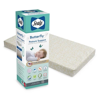 Sealy Butterfly Premium Firm Crib Mattress And Toddler Mattress 9 Sealy Butterfly Premium Firm Crib Mattress And Toddler Mattress - Image 9