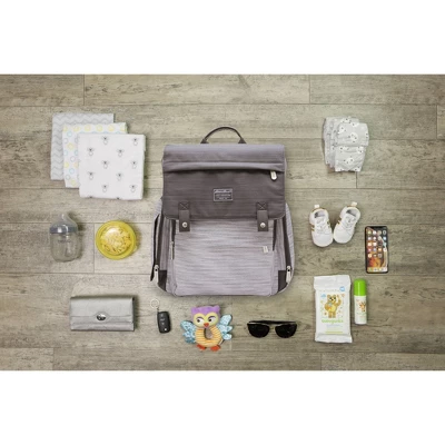 Eddie Bauer Ridgeline Cascade Back Pack Diaper Bag - Gray/Gray Heather 9 Eddie Bauer Ridgeline Cascade Back Pack Diaper Bag - Gray/Gray Heather - Image 9