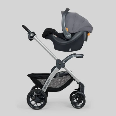 Chicco Bravo Quick-Fold Stroller - Black 3 Chicco Bravo Quick-Fold Stroller - Black - Image 3