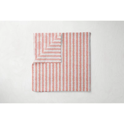 Bacati - Ikat Dots Stripes Coral Grey Muslin Girls 10 Pc Crib Set With Wall Hangings & Mobile 6 Bacati - Ikat Dots Stripes Coral Grey Muslin Girls 10 Pc Crib Set With Wall Hangings & Mobile - Image 6