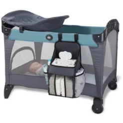 LA Baby Universal Playard Nursery Organizer And Diaper Caddy For Baby's Essentials - Gray -Baby Trend Store GUEST 4b42a6ce 6492 4db1 84a0 5d0bd705c9d9