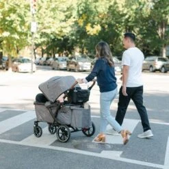 Larktale Sprout Single-to-Double Stroller/Wagon - Expandable And Foldable Stroller Wagon With Canopy, Storage, And Accessories - Nightcliff Stone -Baby Trend Store GUEST 4dfceed5 34a9 471f 9811 10eee7bd2e22