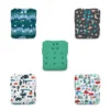 Thirsties Bundle Of Adventure Cloth Diaper Cover Collection, Pack Of 5, Multicolored, One Size