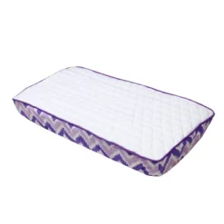 Bacati - MixNMatch Purple White Changing Pad Cover -Baby Trend Store GUEST 4ebe3e4b 80bd 42ef b497 ac0086557ae3