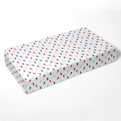 Bacati - Little Sailor Whales Boys Muslin 100 Percent Cotton Universal Baby US Standard Crib Or Toddler Bed Fitted Sheet 1 Bacati - Little Sailor Whales Boys Muslin 100 Percent Cotton Universal Baby US Standard Crib Or Toddler Bed Fitted Sheet