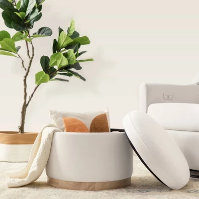 Babyletto Naka Storage Ottoman With Light Wood Base - Greenguard Gold Certified 6 Babyletto Naka Storage Ottoman With Light Wood Base - Greenguard Gold Certified - Image 6