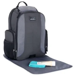 Eddie Bauer Rocky Back Pack Diaper Bag - Gray