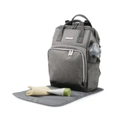 Bananafish Diaper Bag Solid - Light Gray Heather