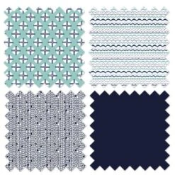 Bacati - Noah Mint Navy 3 Pc Toddler Bed Sheet Set -Baby Trend Store GUEST 5559033d 44e1 401c 8275 ebb013595af0