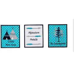 Bacati - Woodlands Forest Animals Aqua/Navy/Grey 10 Pc Crib Bedding Set With Long Rail Guard Cover 13 Bacati - Woodlands Forest Animals Aqua/Navy/Grey 10 Pc Crib Bedding Set With Long Rail Guard Cover -Baby Trend Store GUEST 55dc158d 762f 4f89 8926 3cf5b61ce20a