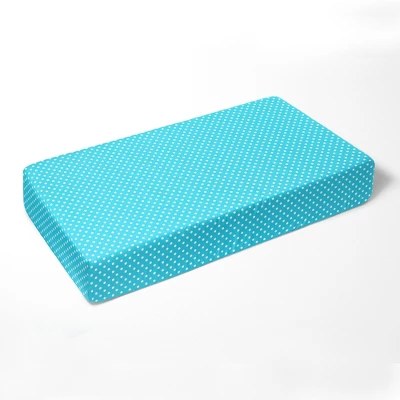 Bacati - Love Black Turquoise 4 Pc Crib Bedding Set With Diaper Caddy 4 Bacati - Love Black Turquoise 4 Pc Crib Bedding Set With Diaper Caddy - Image 4