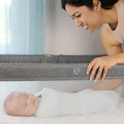 SwaddleMe Beginnings Bassinet Select - Compact Fold Multi-Position Baby Bassinet With Air Flow Mattress - Gray Tweed -Baby Trend Store GUEST 58aa3726 16a2 44de be7b 2c7a72964d92