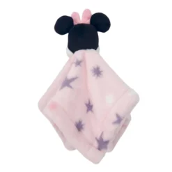Lambs & Ivy Disney Baby Minnie Mouse Plush Security Blanket - Pink