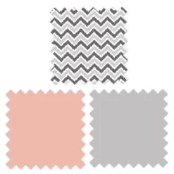 Bacati - Ikat Dots Stripes Coral Grey Muslin Girls 10 Pc Crib Set With Wall Hangings & Mobile 13 Bacati - Ikat Dots Stripes Coral Grey Muslin Girls 10 Pc Crib Set With Wall Hangings & Mobile -Baby Trend Store GUEST 5cf1a903 779a 427a a0ff fbbd51529f01